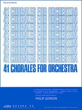 41 Chorales for Orchestra Conductor string method book cover